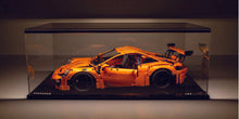 Laden Sie das Bild in den Galerie-Viewer, Lego® Vitrine für den Ferrari Daytona SP3 – auch mit Beleuchtung 66x35x25 cm