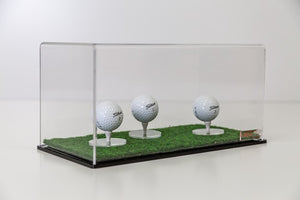 Golfball-Vitrine aus Acryl für den Ball Ihres perfekten Spiels 30x15x15 cm
