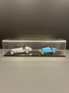 Viewcase Acryl - Glasvitrine für zwei Modellautos im Maßstab 1:18 60x15x15 cm