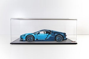 Viewcase Vitrine für den Lego® Bugatti Chiron – auch mit Beleuchtung 66x35x25 cm