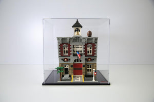 Viewcase Vitrine für den Lego® Feuerwache Creator Expert 27x30x42 cm