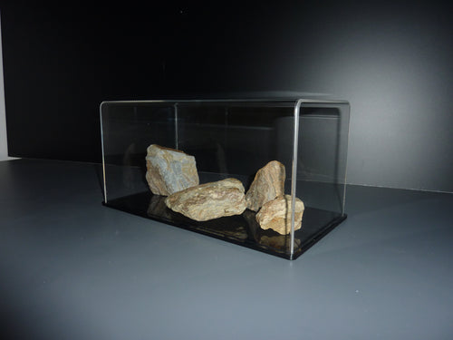 Setzkasten für Steine & Mineralien - Von Sammlern geschätzt 30x15x15 cm