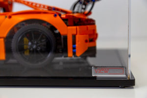 Lego® Vitrine für den Porsche GT3RS – auch mit Beleuchtung 66x35x25 cm